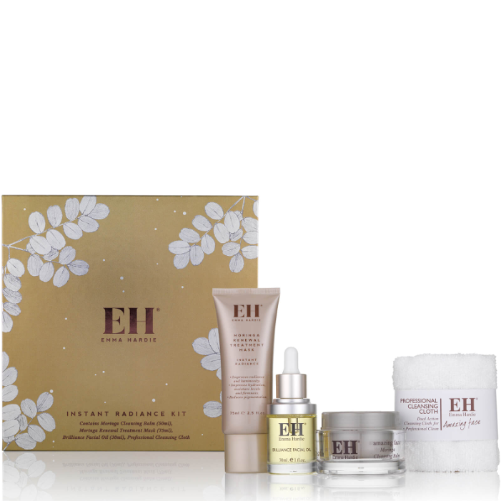 价值£117.5，Emma Hardie 瞬间焕颜套装（卸妆洁面膏50ml+精华油30ml+面膜75ml+洁面巾） £42（下单立减）凑单直邮到手372元