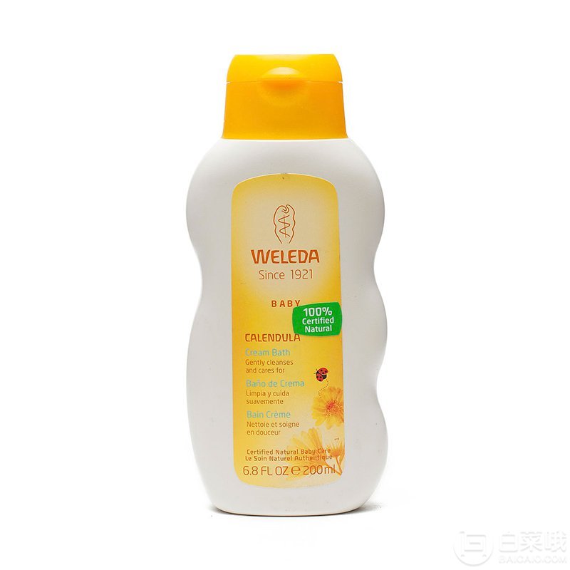 Weleda 维蕾德 金盏花婴儿沐浴液 200ml*3件 105.09元含税包邮35.4元/件（双重优惠）