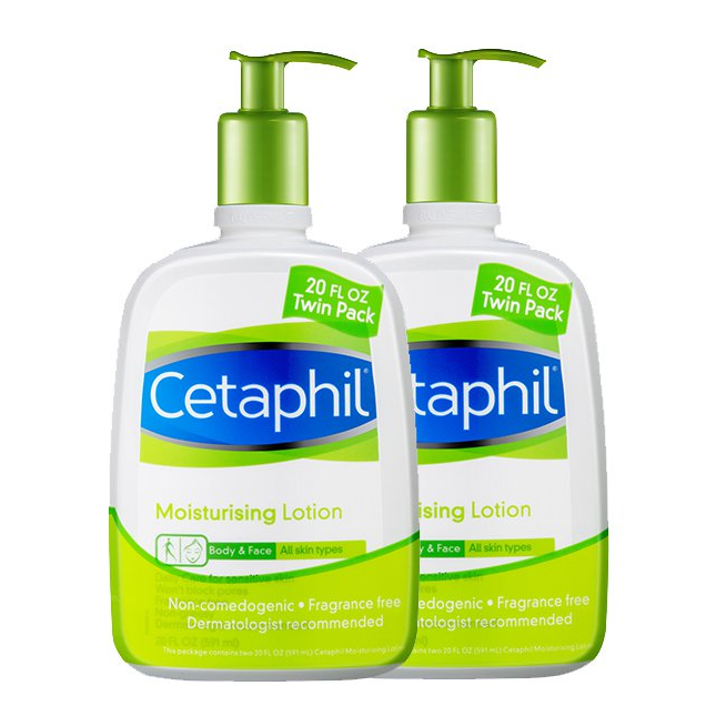 Cetaphil 丝塔芙 保湿润肤乳 591ml*2瓶*2件 253元包邮包税63.25元/瓶（双重优惠）