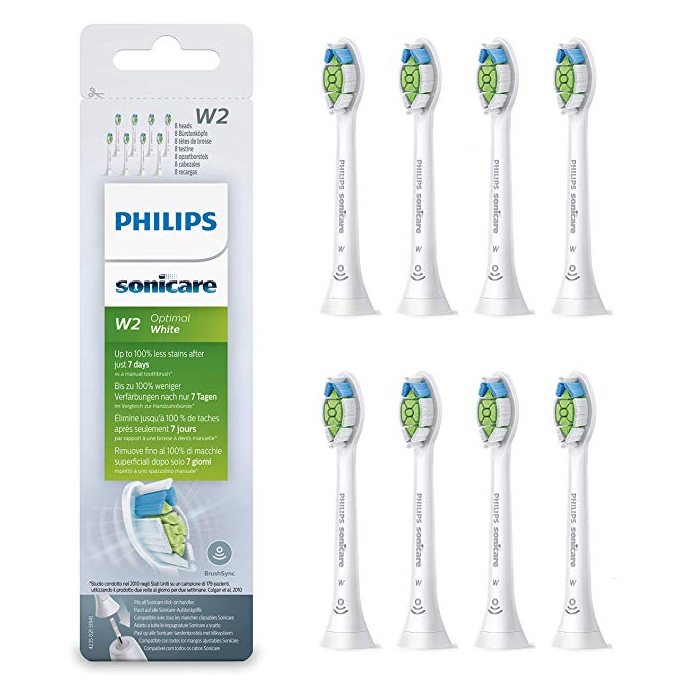 Philips 飞利浦 HX6068/12 钻石亮白型声波震动牙刷刷头 8支装233.37元