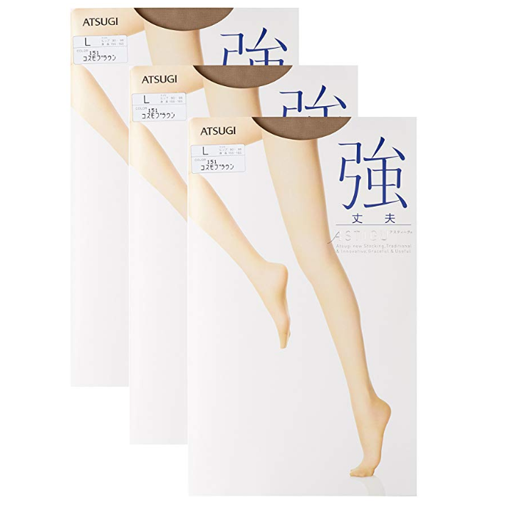 强力防勾丝！日本产，ATSUGI 厚木 强系列 防勾丝隐形丝袜3双装 prime会员凑单免费直邮到手90.17元（需领券）