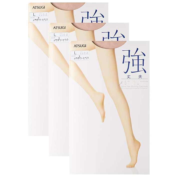 镇店之宝，ATSUGI 厚木 强系列 防勾丝隐形丝袜3双装 粉米色 prime会员凑单免费直邮新低74.6元（需领券）