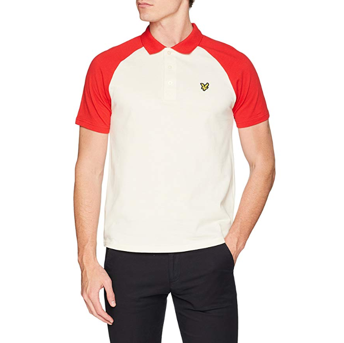 L码，Lyle & Scott 苏格兰金鹰 Raglan 男士纯棉Polo衫 Prime会员凑单免费直邮含税到手161元