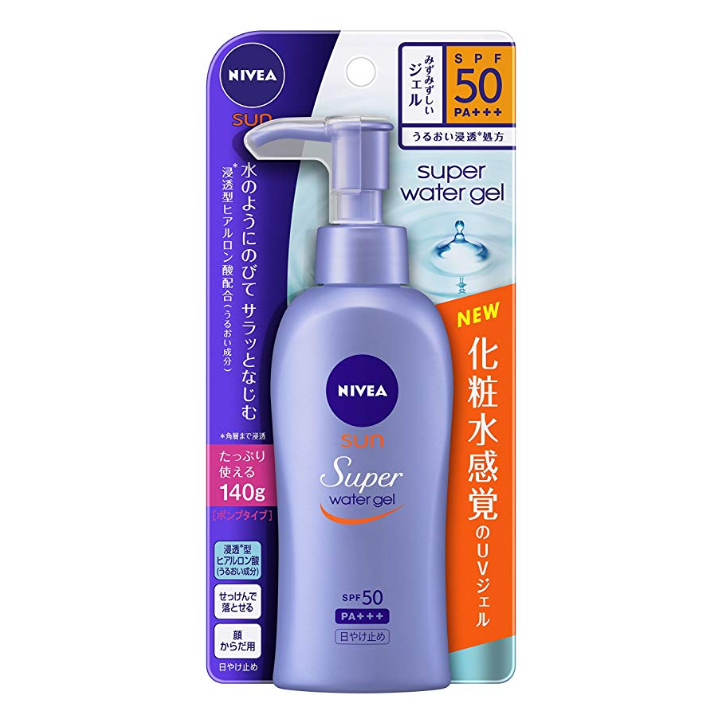 日本进口，NIVEA 妮维雅 清爽防晒啫喱 SPF50 PA+++ 140克 Prime会员凑单免费直邮到手69.83