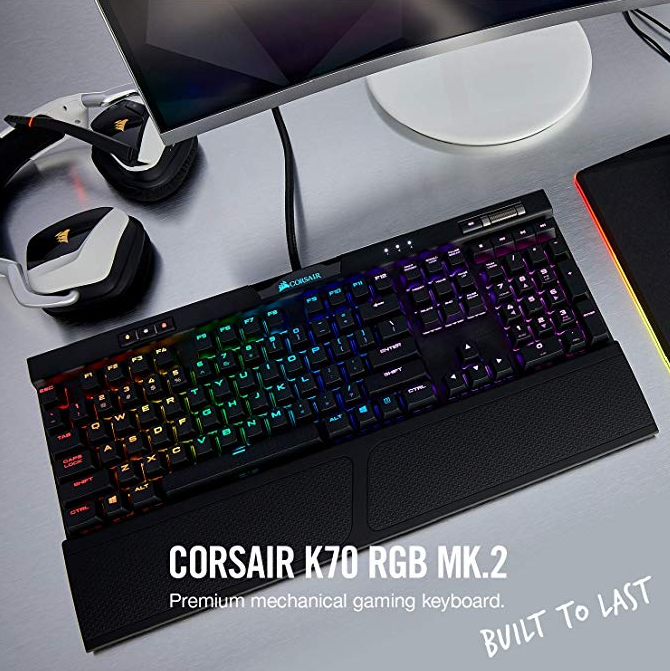 CORSAIR 海盗船 K70 RGB MK.2 机械游戏键盘 红轴新低699元包邮