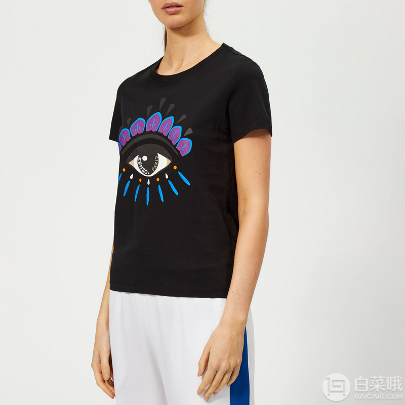 KENZO 女士大眼印花T恤*2件 £120（需用码）免费直邮到手1054元