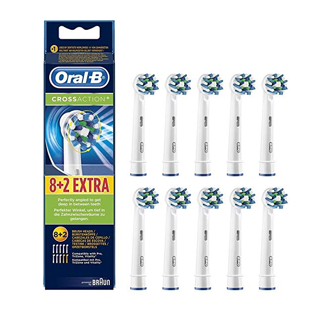 Oral-B 欧乐B EB50 多角度清洁型刷头*10支新低149元包邮包税