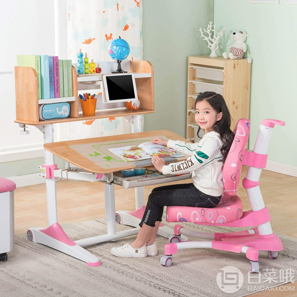 怒降￥380！心家宜 手摇机械升降儿童学习桌椅套装M171+M200+M670 两色新低2089元包邮（双重优惠）