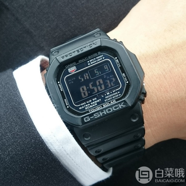 Casio 卡西欧 GW-M5610-1BER 六局太阳能电波表 Prime会员免费直邮含税到手494元