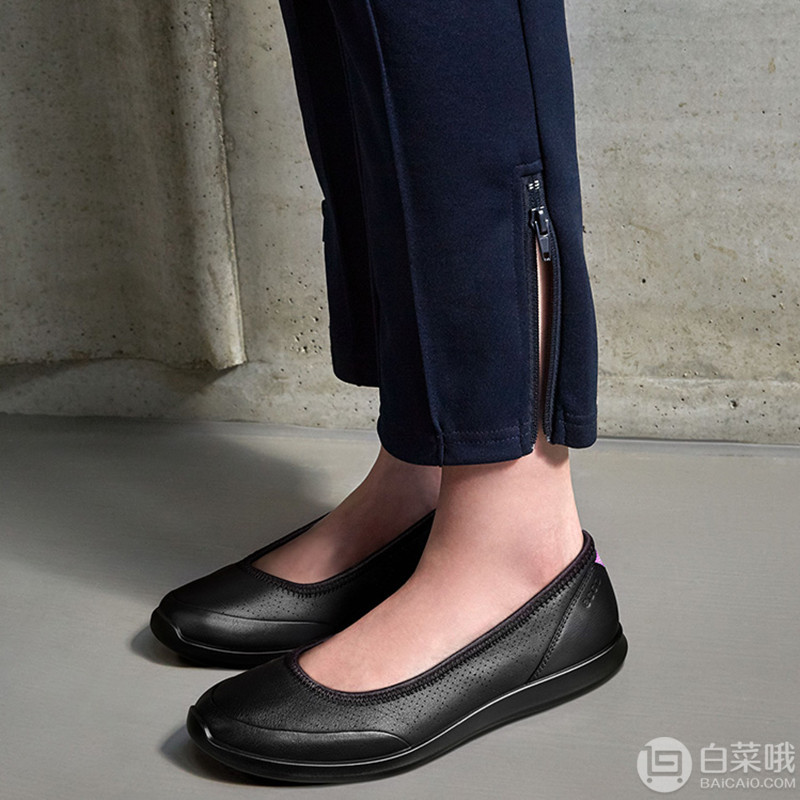 38码，ECCO 爱步 Sense 森斯轻巧系列 女士一脚蹬休闲鞋 284093290.06元