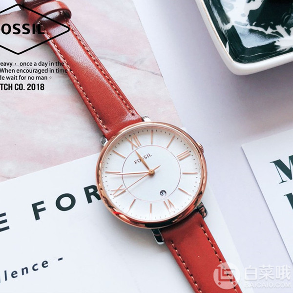 Fossil 化石 Jacqueline系列 ES3842 女士时尚腕表 Prime会员免费直邮含税到手388元