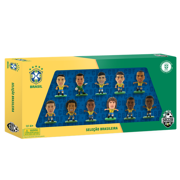 SoccerStarz 巴西国家队 11人队伍公仔套装 Prime会员凑单免费直邮含税到手109元