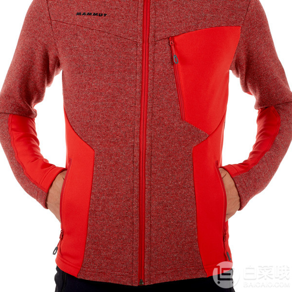 限XL码，Mammut 猛犸象 Stoney Wool 男士羊毛混纺抓绒夹克1014-00300551.79元