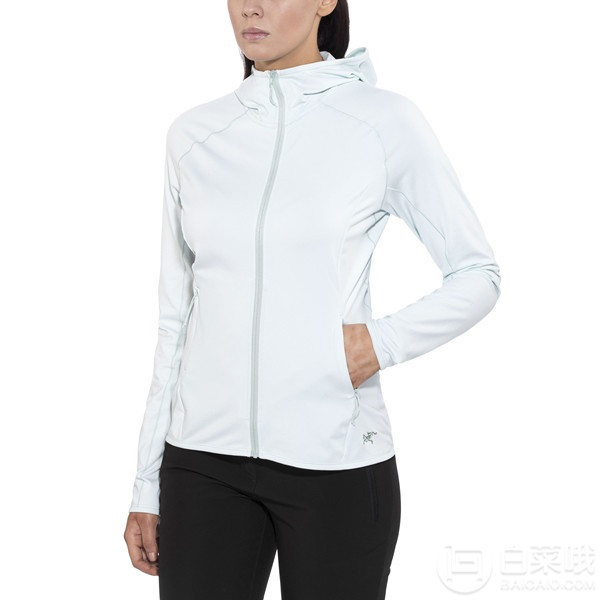 L码，Arc'teryx 始祖鸟 Adahy 女款连帽抓绒衣 .99到手565元