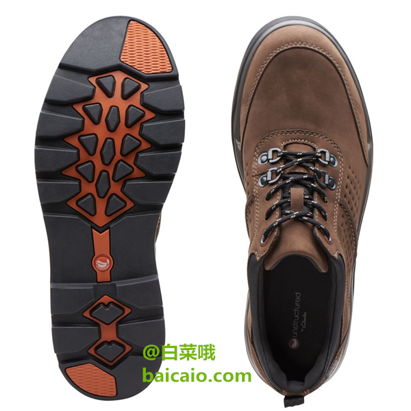 限41码,clarks 其乐 un高端系列 atlas lo 男士真皮gtx防水休闲鞋