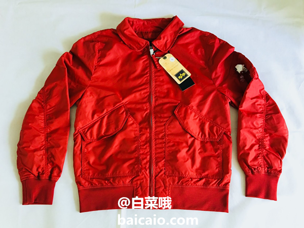 限XS码，Alpha Industries 阿尔法 CWU 36/P Mod 男士飞行员夹克 Prime会员免费直邮含税到手458元