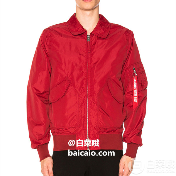 限XS码，Alpha Industries 阿尔法 CWU 36/P Mod 男士飞行员夹克 Prime会员免费直邮含税到手458元