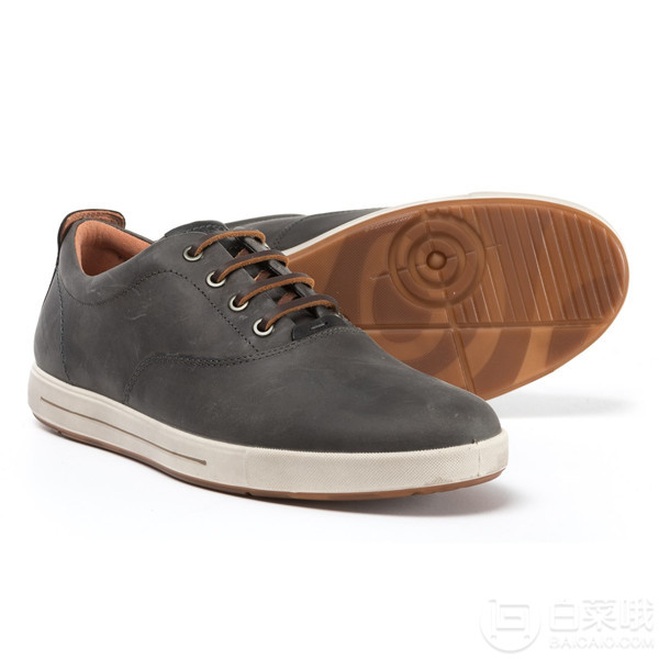 限40/41碼，ECCO 愛步 Eisner艾斯納 休閑系帶男鞋 到手390元