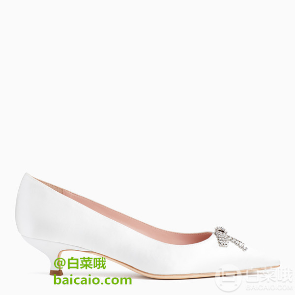 限US7.5碼，Kate Spade 凱特絲蓓 Derbie Kitten 女士高跟鞋 Prime會(huì)員免費(fèi)直郵含稅到手616元