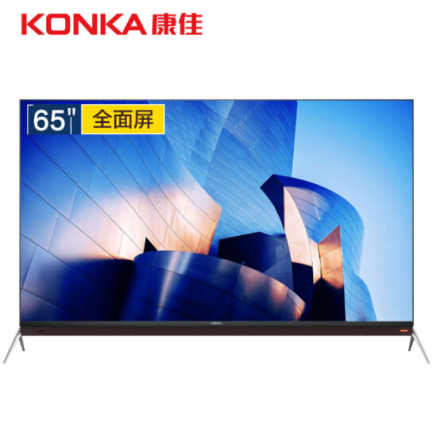 限地区，KONKA 康佳 LED65X8 65英寸4K液晶电视新低2899元包邮（需领券）