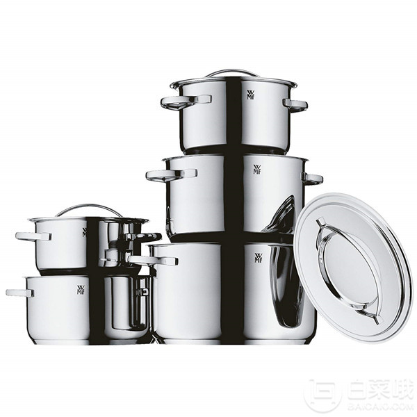 WMF 福腾宝 Gala Plus系列 不锈钢锅具5件套 711056040新低1112.9元