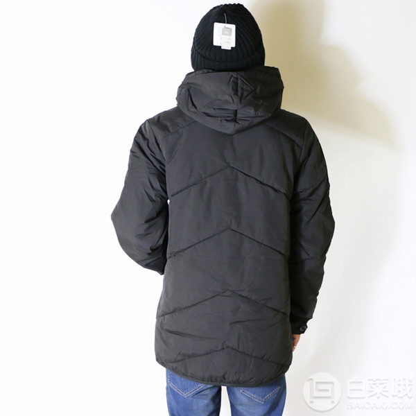 限L碼，G-Star Raw Strett Short Chevron 男士連帽棉服外套 Prime會員免費(fèi)直郵到手509元（天貓旗艦店1649元）