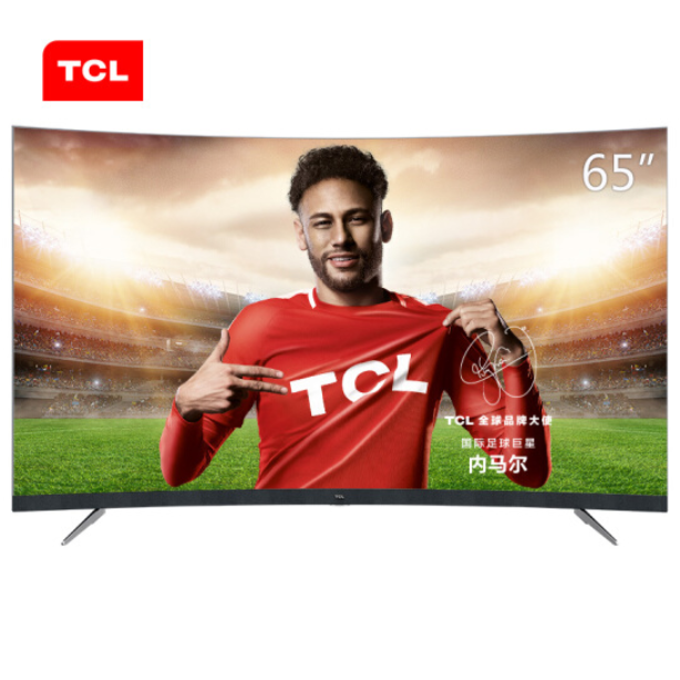TCL 65T3 4K曲面 65英寸液晶电视新低4299元包邮（需领券）