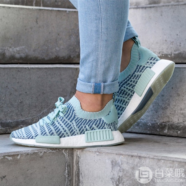 限PLUS会员，adidas 阿迪达斯 NMD R1 STLT Primeknit 女士运动鞋489.2元包邮（多重优惠）