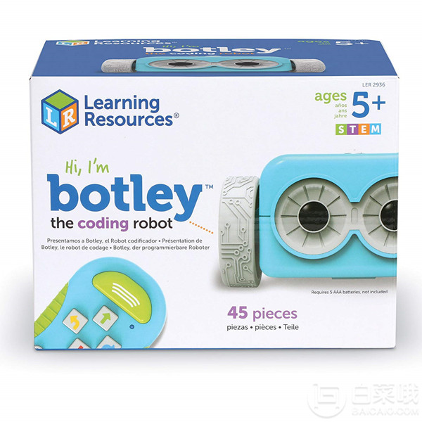 Learning Resources Botley编程机器人套装45件套新低230.87元