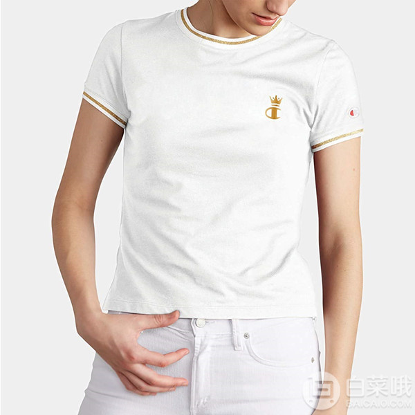 兩色碼全，Champion 冠軍牌 皇冠金標(biāo) 女士短袖T恤WL249G-549986111元包郵包稅