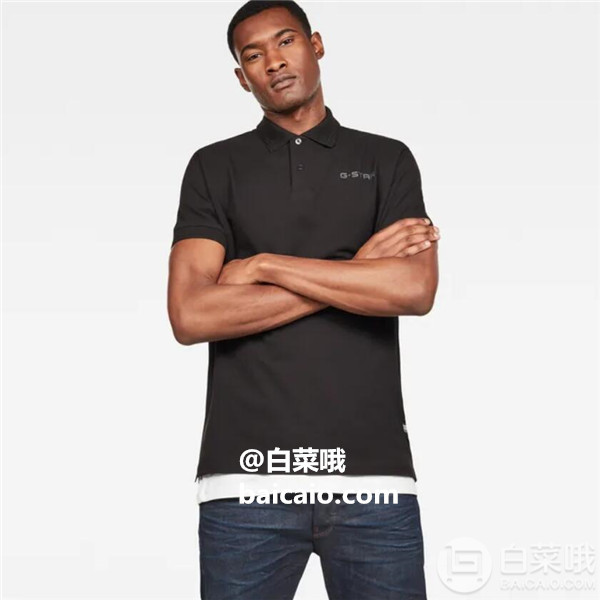 M码，G-Star Raw Shelo Graphic 男士弹力有机棉Polo衫184.47元