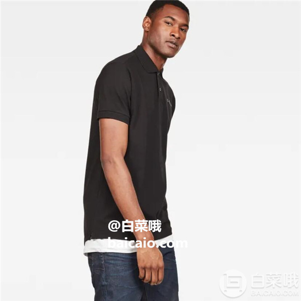 M码，G-Star Raw Shelo Graphic 男士弹力有机棉Polo衫184.47元