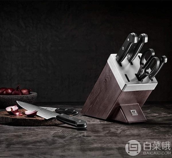 德国产，Zwilling 双立人 Gourmet系列 自研磨厨房刀具7件套36133-000-0新低916.82元
