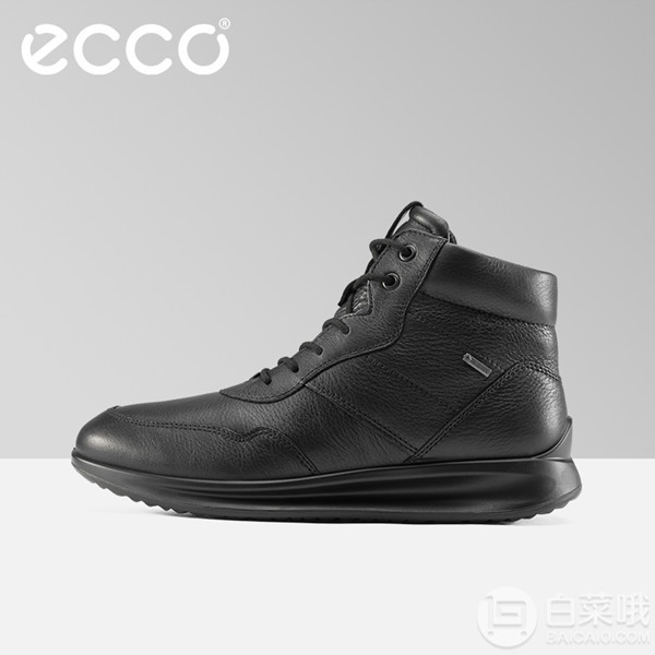 限UK6码，Ecco 爱步 Aquet雅仕系列 女士高帮GTX防水真皮休闲鞋474.36元