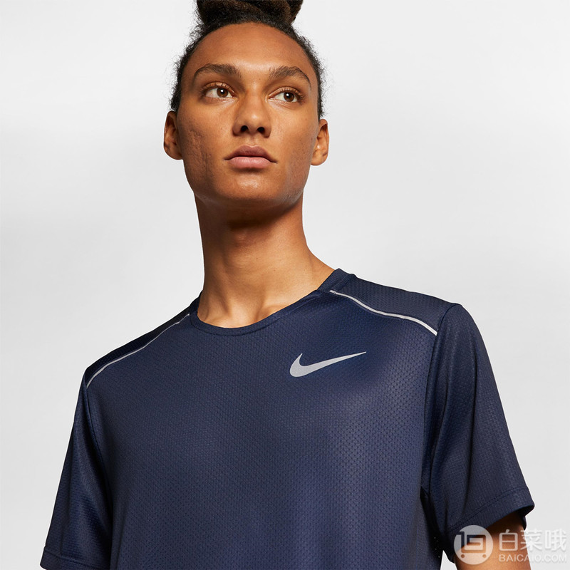 Nike 耐克 Dri-FIT Miler 男子速干短袖运动T恤*2件 ￥378包邮189元/件（需用码）