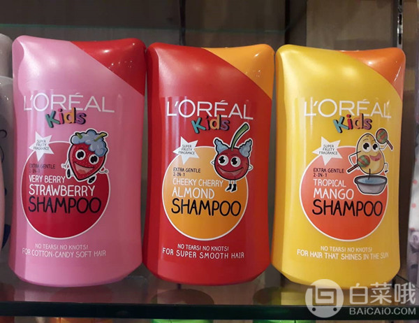 L'Oréal Kids 欧莱雅 无泪配方水果香氛儿童二合一洗发水250ml*6瓶107.68元