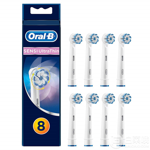 Oral-B 欧乐B Sensi UltraThin 敏感超薄型替换刷头*8支 Prime会员凑单免费直邮含税到手149元