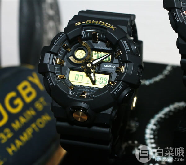 Casio 卡西欧 G-Shock系列 GA-710B-1A9ER 男式防水运动石英手表558.31元