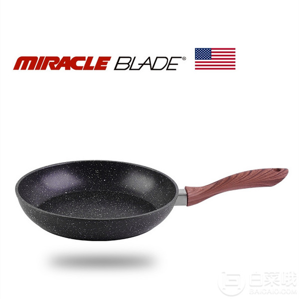 Miracle Blade 耐飞利 MFB-24 麦饭石不粘平底煎锅24cm58元包邮（需领券）