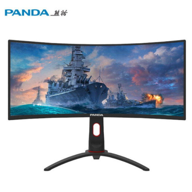 Panda 熊猫 PG30WA5 30英寸曲面显示器 （120Hz、21：9带鱼屏、R1800）1000元包邮