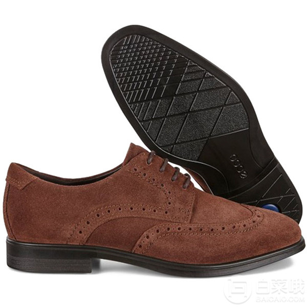 ECCO 爱步 Melbourne墨本系列 男士真皮雕花牛津鞋471.44元