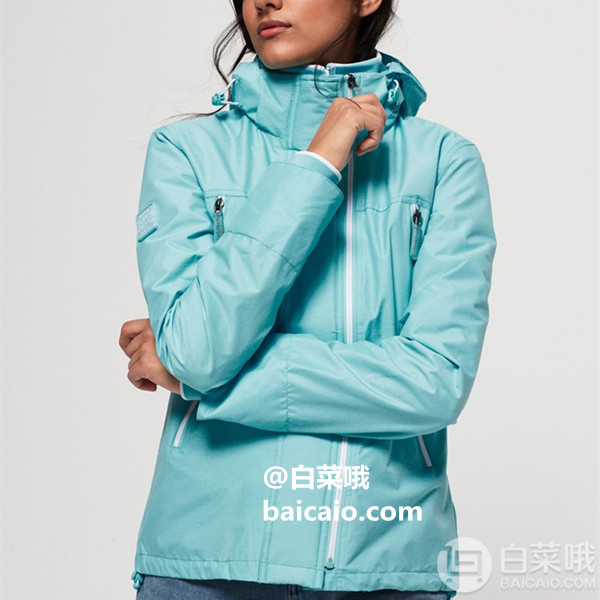 Superdry 极度干燥 Tech Velocity Windcheater 女士连帽防风夹克380元