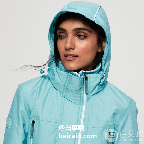 Superdry 极度干燥 Tech Velocity Windcheater 女士连帽防风夹克380元