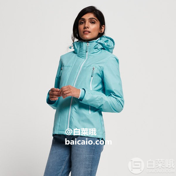 Superdry 极度干燥 Tech Velocity Windcheater 女士连帽防风夹克380元