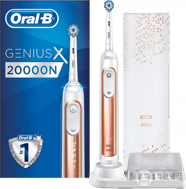 Oral-B 欧乐B Genius X 20000N 新旗舰 AI智能3D声波电动牙刷773.17元（需用码）