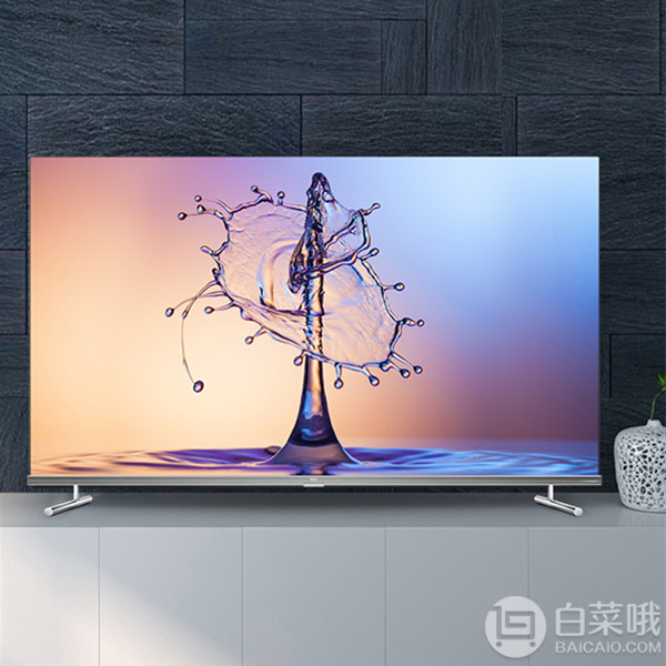 TCL 65T6 65英寸4K超薄全面屏液晶电视4399元包邮