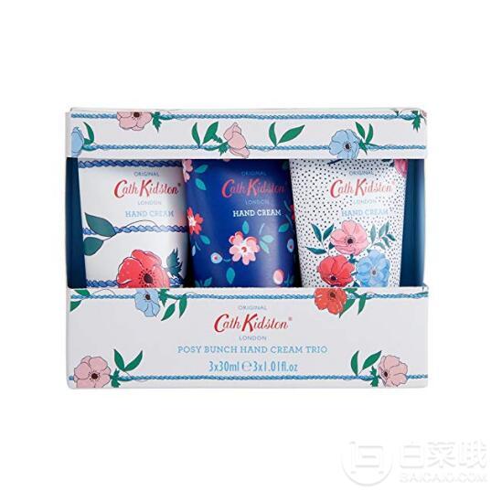 金盒特价，Cath Kidston Posy Bunch护手霜30ML*3只套装 Prime会员凑单免费直邮到手37.92元