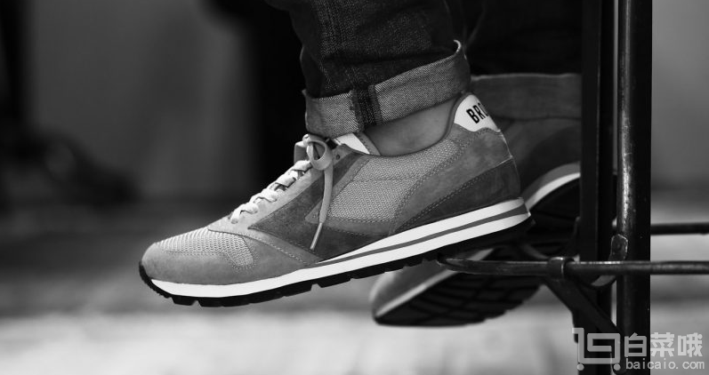 brooks 布鲁克斯 男士时尚复古跑鞋$32到手$310_6pm优惠_白菜哦