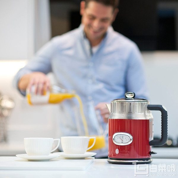 russell hobbs,russell hobbs热水壶 russell hobbs 领豪 21672-70 retro复古系列 不锈钢电水壶 新低239元