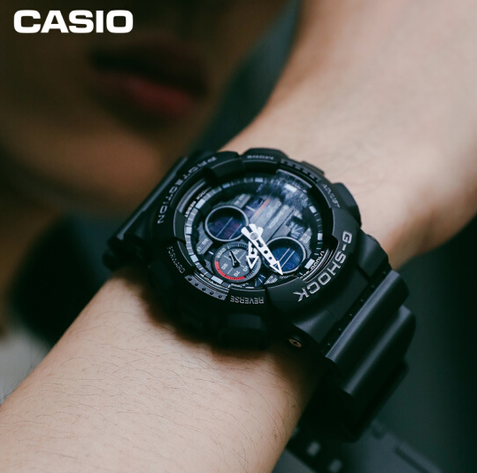 casio 卡西欧 g-shock系列 ga-140-1a1er 男士多功能防水石英手表新低